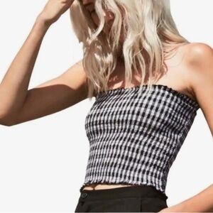 PacSun Brandy Melville John Galt Gingham Tube Top